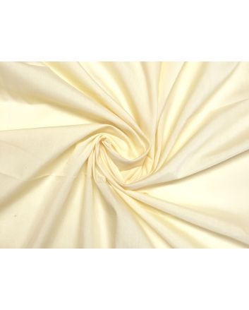 Plain Dye Polycotton, Buttermilk