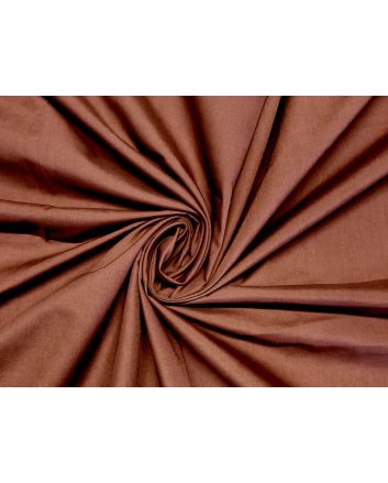 Plain Dye Polycotton, Chesnut