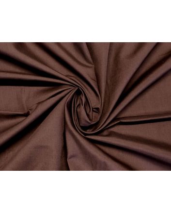 Plain Dye Polycotton, Chocolate