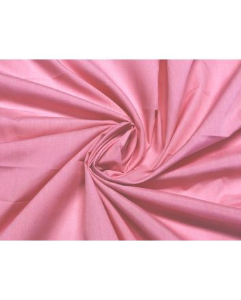 Plain Dye Polycotton, Coral Pink