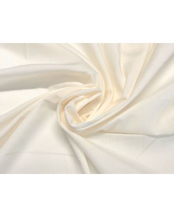 Plain Dye Polycotton, Cream