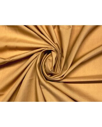 Plain Dye Polycotton, Gold