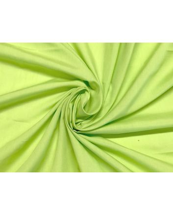 Plain Dye Polycotton, Lime