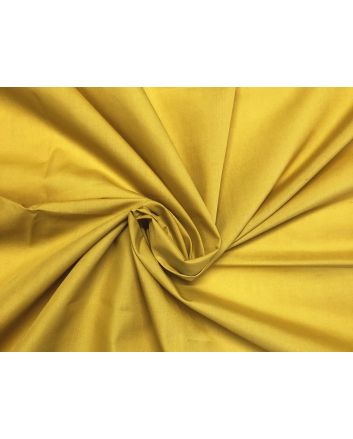 Plain Dye Polycotton, Mustard