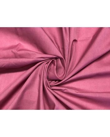 Plain Dye Polycotton, Rose Pink
