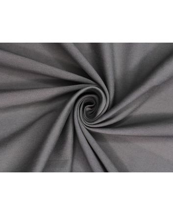 Plain Dye Polyviscose Blend Bengaline, Grey