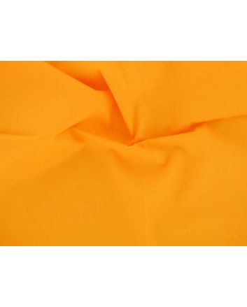 Plain Polycotton Fabric - Bright Orange
