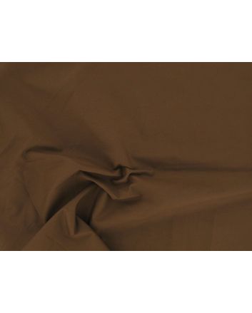 Plain Polycotton Fabric - Brown