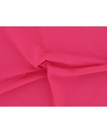 Plain Polycotton Fabric - Cerise