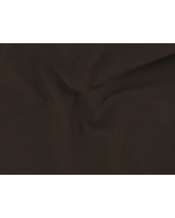 Plain Polycotton Fabric - Chocolate