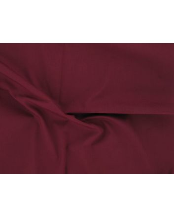 Plain Polycotton Fabric - Claret