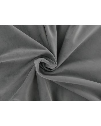 Plain Soft Polyester Roll End, Grey, 1.5m