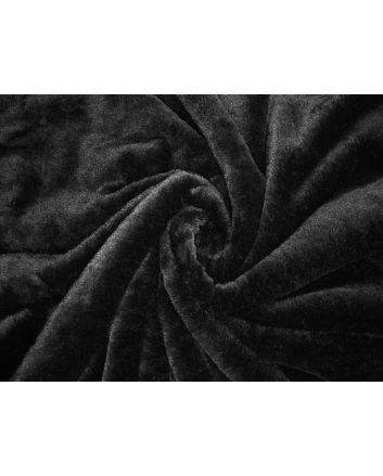 Plush Imitation Fur, Black