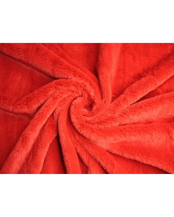 Plush Imitation Fur, Burnt Orange
