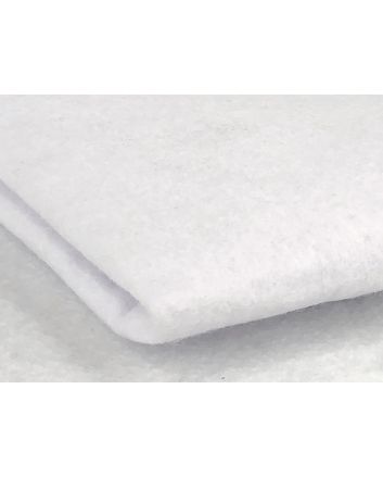 Polyester Crafting Felt, White
