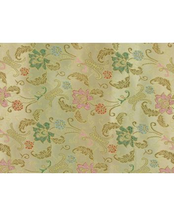 Polyester Jacquard, Shanghai Bud - Gold