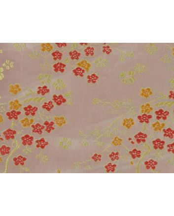 Polyester Jacquard, Shanghai Cherry Blossom - Champagne