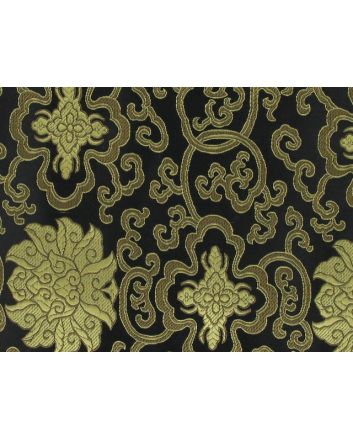 Polyester Jacquard, Shanghai Royal Motif - Black
