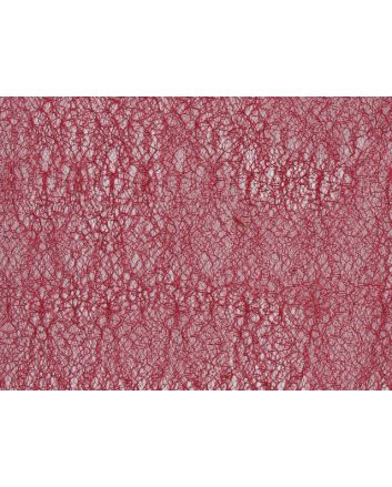 Polyester Metallic Mesh - Red