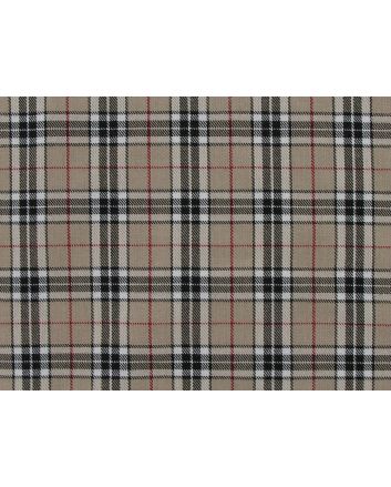 Polyviscose Blend Tartan, London, Beige