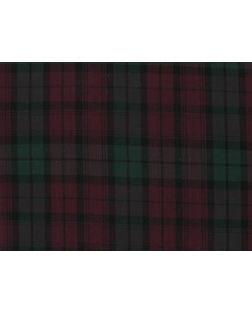 Polyviscose Blend Tartan, MacLean, Wine