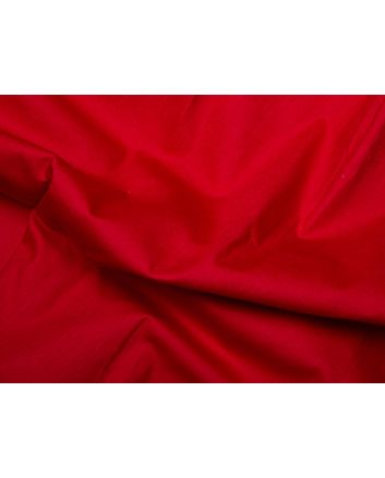 Premium Cotton Poplin, Scarlet