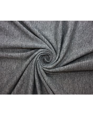 Premium Cotton Rich Jersey, Dark Grey Marl