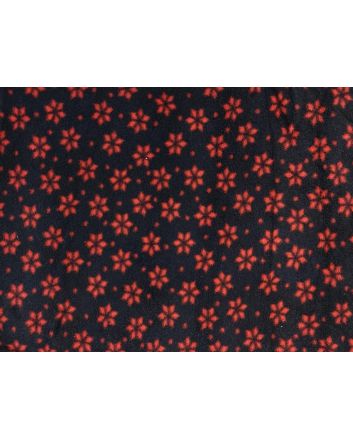 Premium Soft Anti-Pil Fleece, Red Flower