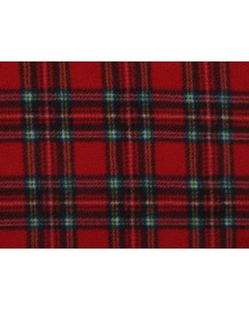 Premium Soft Anti Pil Fleece Highland Tartan, Stewart