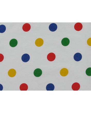 Primaries Polycotton Print, Large Spot