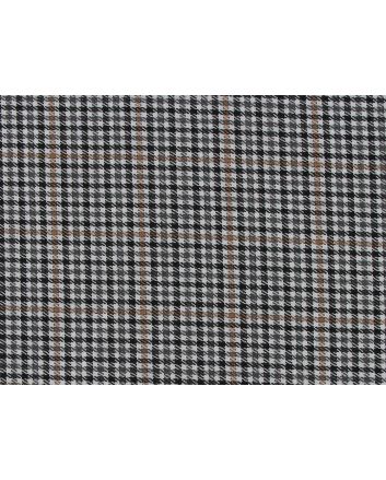 Prince Of Wales Peach Stripe Polyester Suiting