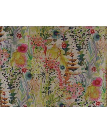 Printed Mango Silkette, Country Garden