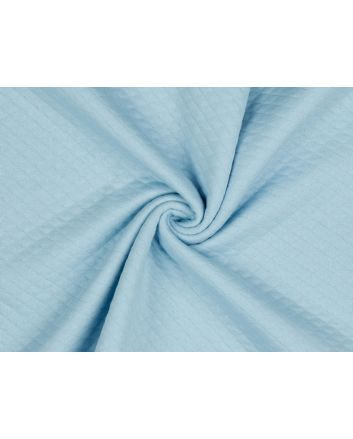 Quilted Sweatshirting, Baby Blue