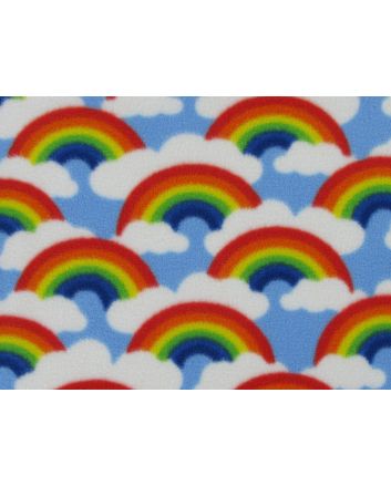 Rainbow Cloud Polar Fleece