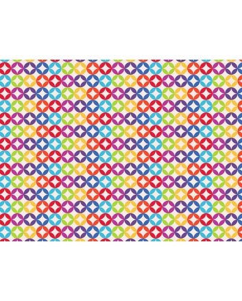 Rainbow Link Cotton Print