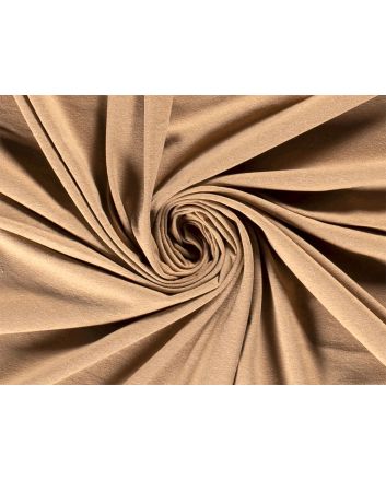 Recycled Cotton Blend Jersey, Camel