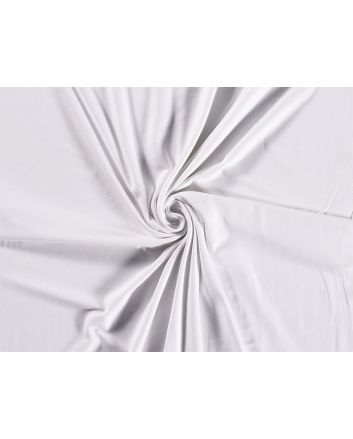 Recycled Cotton Blend Jersey, White
