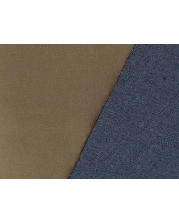 Reverso Denim Backed Suedette, Beige