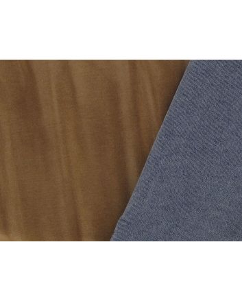 Reverso Denim Backed Suedette, Caramel