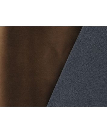 Reverso Denim Backed Suedette, Carob