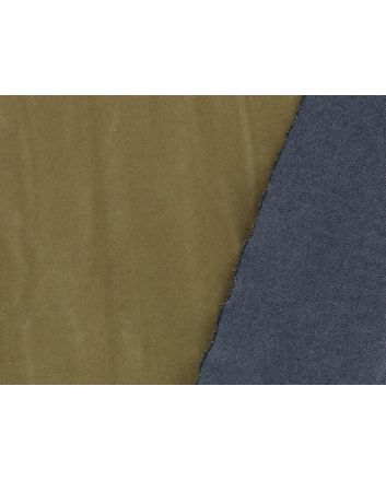 Reverso Denim Backed Suedette, Gold