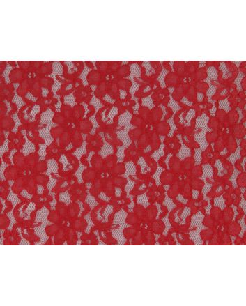 Rose Garden Corded Lace, Red
