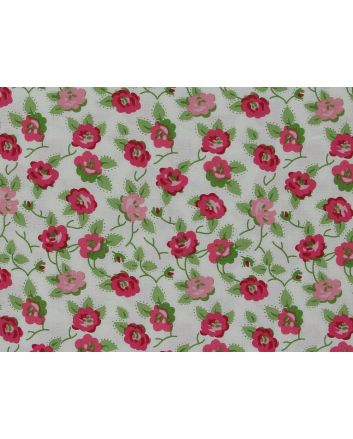 Rose Splash Cotton Print