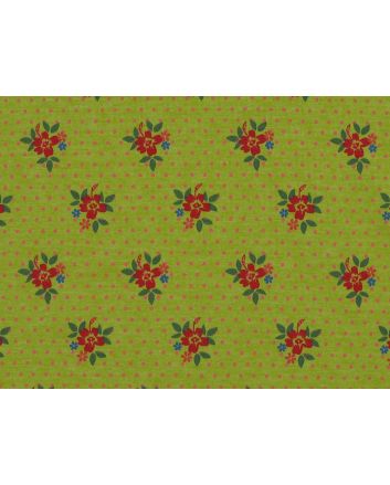 Rose Spot Cotton Jersey, Ochre