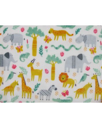 Safari Adventure Ultra Soft Cuddle Fleece