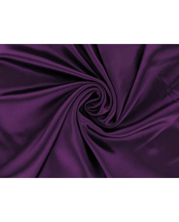 Satin Back Crepe, Deep Purple