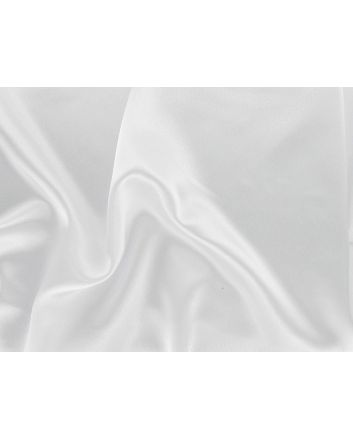 Satin Back Crepe, White