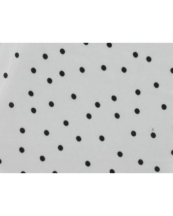 Scatter Small Spot Viscose Print, Ivory
