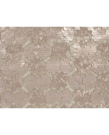 Sequin Tulle Spangle  - Gold
