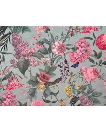 Shangri La Printed Velvet, Eau